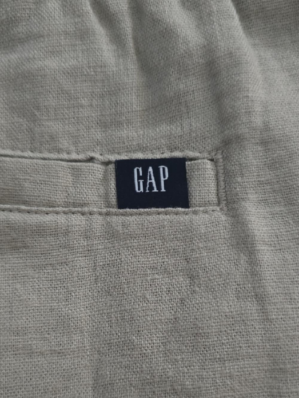 GAP Womens Linen Drawstring Pants - Picture 5 of 5